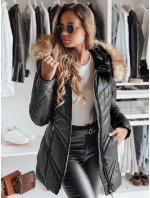 Dámska prešívaná zimná bunda SOLARIS black FashionStreet TY4007