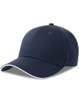 Atlantis Headwear Sport Sandwich-S 6-panelová sendvičová čiapka 33.0275 tmavomodrá