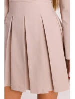 M884 Džínsové šaty - béžové