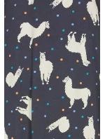 Dámska nočná košeľa 11232-418-2 tm. modrá so vzorom - Rebelle Dámska nočná košeľa 11232-418-2 tm. modrá so vzorom - Rebelle