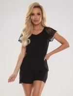 Dámske pyžamo DE LAFENSE 625 Dagmara kr / r S-2XL Dámske pyžamo DE LAFENSE 625 Dagmara kr / r S-2XL