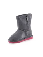 Detské zimné topánky Emma pre batoľatá 608TZ-903 Charcoal Pomberry - BearPaw