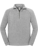 Fruit of the Loom Iconic Premium Zip Neck Sweat – ťažká mikina s 1/4 zipsom 16.2288 athletic heather Fruit of the Loom Iconic Premium Zip Neck Sweat – ťažká mikina s 1/4 zipsom 16.2288 athletic heather