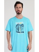 Pánska nočná košeľa s krátkym rukávom California