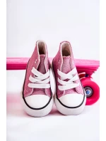 Dziecięce Trampki Wysokie Różowe Catrina