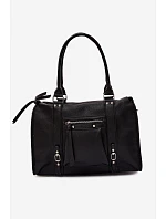 Veľká taška z umelej kože Black Nolita
