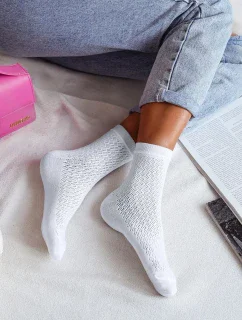 DÁMSKE AŽUROVÉ PONOŽKY 0989.006