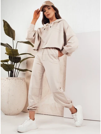 Dámske tepláky BISTAN light beige FashionStreet AY1018