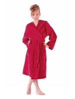 Detský župan Tampa s kapucňou 9149 ruby - Vestis