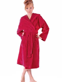 Detský župan Tampa s kapucňou 9149 ruby - Vestis