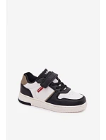 Detské tenisky na suchý zips LEVI'S KICK SE VIRV0152S Bielo-modré Detské tenisky na suchý zips LEVI'S KICK SE VIRV0152S Bielo-modré