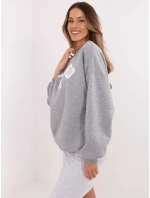 Mikina EM BL 617 16.01X melange sivá