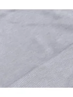 Svetlosivá tenká krátka dámska tepláková mikina (8B938-2) Svetlosivá tenká krátka dámska tepláková mikina (8B938-2)