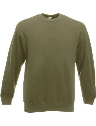 Fruit of the Loom Premium Set-In Sweat Pánska mikina 16.2154 classic olive Fruit of the Loom Premium Set-In Sweat Pánska mikina 16.2154 classic olive