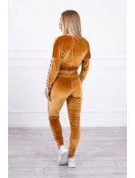 Velúrová súprava s nápisom Queen camel