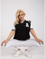 Blúzka RV BZ 7830.30 čiernobielych Blúzka RV BZ 7830.30 čiernobielych