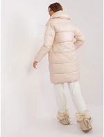 Dámska ľahká páperová zimná bunda Továrenská cena light beige (TR8310) Dámska ľahká páperová zimná bunda Továrenská cena light beige (TR8310)
