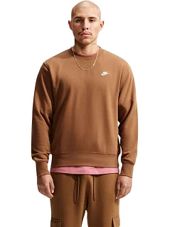Pánska mikina Nike Club FT svetlohnedá FN3888 270
