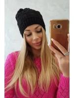 Fleecová čiapka Marta K231 čierna