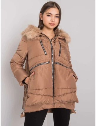 Dámsky kabát NM KR H 1072 ťavia