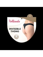 Dámske bezšvové tangá INVISIBLE THONG - BELLINDA - čierne