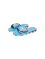 Klapka na suchý zips Kubota viacfarebná kvetinová modrá K25SS-100-001-14-1