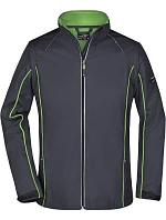 Daiber JN 1121 Dámska softshellová bunda s odnímateľnými rukávmi 02.1121 iron grey/green Daiber JN 1121 Dámska softshellová bunda s odnímateľnými rukávmi 02.1121 iron grey/green