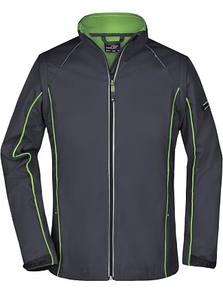 Daiber JN 1121 Dámska softshellová bunda s odnímateľnými rukávmi 02.1121 iron grey/green Daiber JN 1121 Dámska softshellová bunda s odnímateľnými rukávmi 02.1121 iron grey/green