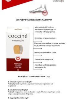 COCCINE ORTHO DAN Podpiętki Na Ostrogi Piętowe