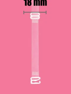 Silikónové remienky Julimex RT-105 18 mm biely kov