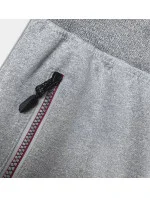 Svetlosivé pánske športové kraťasy (8K298-2)