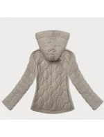 Dámska prešívaná krátka bunda J Style Beige (16M9239-62) Dámska prešívaná krátka bunda J Style Beige (16M9239-62)