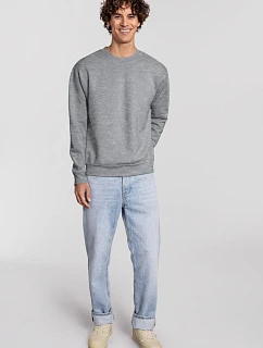 Fruit of the Loom Iconic Premium Set-In Sweat Mikina z hrubej bavlny 16.2282 athletic heather