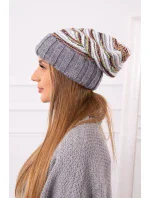 Dámska čiapka Feba K330 tmavo šedá