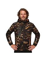 Geographical Norway Softshellová bunda Royaute M WU1057H-GN-KAKI-ORANGE men