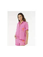 Dámske tričko RIP CURL Hotel Malibu Embroid Shirt, ružové Dámske tričko RIP CURL Hotel Malibu Embroid Shirt, ružové