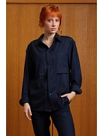 NEOBLU Madden Košeľová bunda 24.4802 deep black