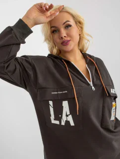 Mikina RV BL 8258.34 tmavá khaki