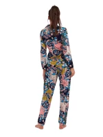 Dámske pyžamo 175/099 tm. modré s motýľmi - Karol