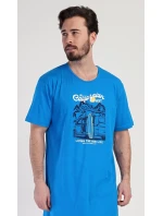 Pánska nočná košeľa s krátkym rukávom California