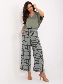 Nohavice D73771M62237G pistáciové