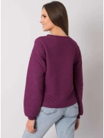 Mikina RV BL 7446.99 tmavo fialová