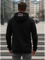 Pánska mikina s kapucňou čierna FashionStreet BX5943