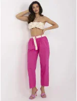 Nohavice DHJ SP 20506.79 fuchsiová