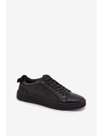 Kožené pánské tenisky Lee Cooper LCJ-25-33-3965 Černé