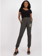 Tepláky RV DR 7284.43 tmavá khaki