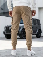 FashionStreet béžové pánske bojové nohavice UX4166