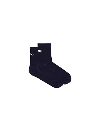 Cyklistické ponožky POC Cadence Road Short Socks, tmavomodré