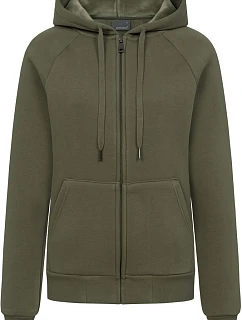 Promodoro 5505 Dámska mikina s kapucňou z hrubej bavlny 40.5505 dusty khaki