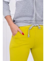 Farebná pruhovaná sada kiwi+biela